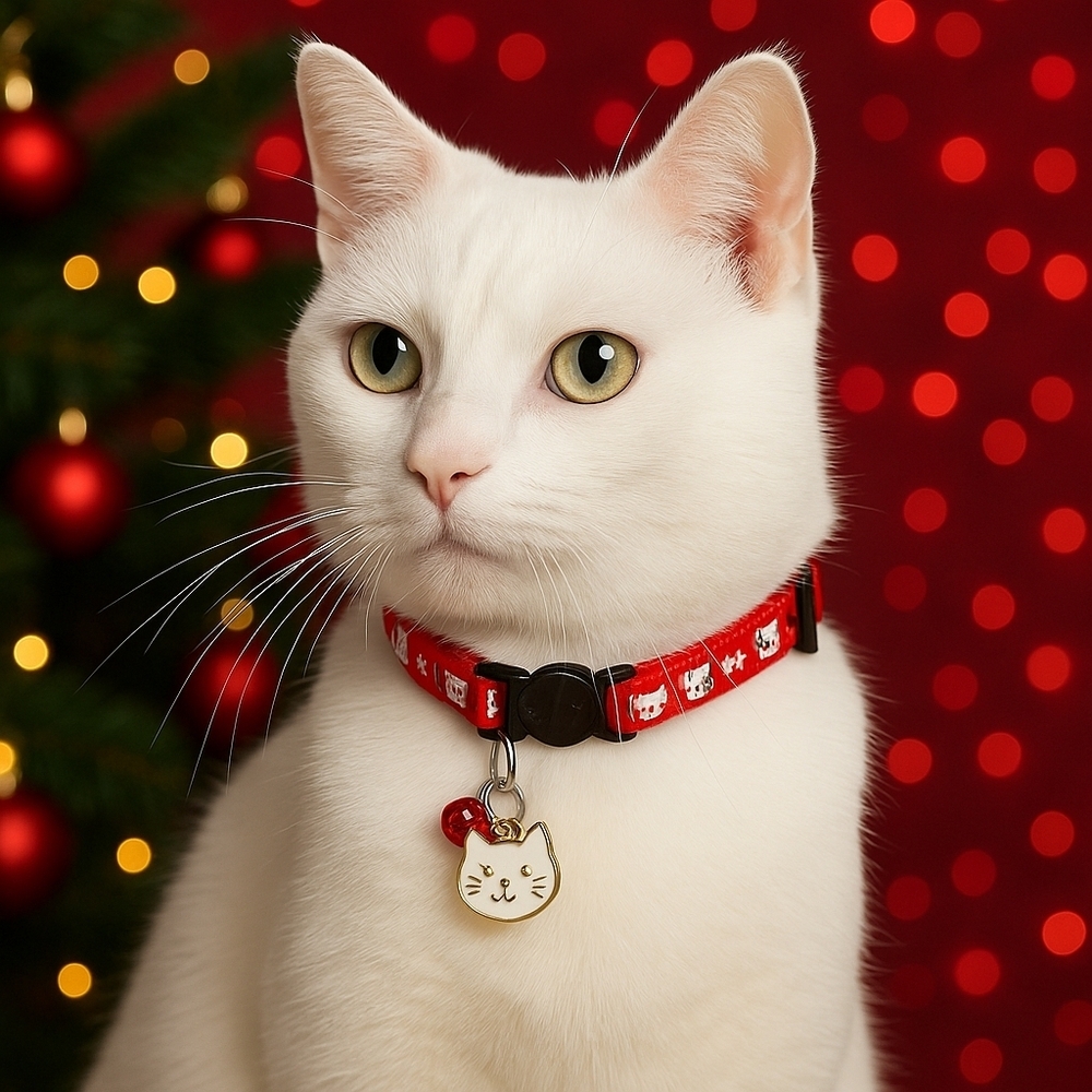 Raccolta Plastica Reflective Nylon Cat Dog Collar